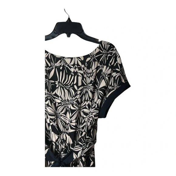 1339. ANTHROPOLOGIE POSTMARK FLORAL GATHERED‎ SONATA DRESS KNEE LENGTH SIZE XS - Picture 9 of 11